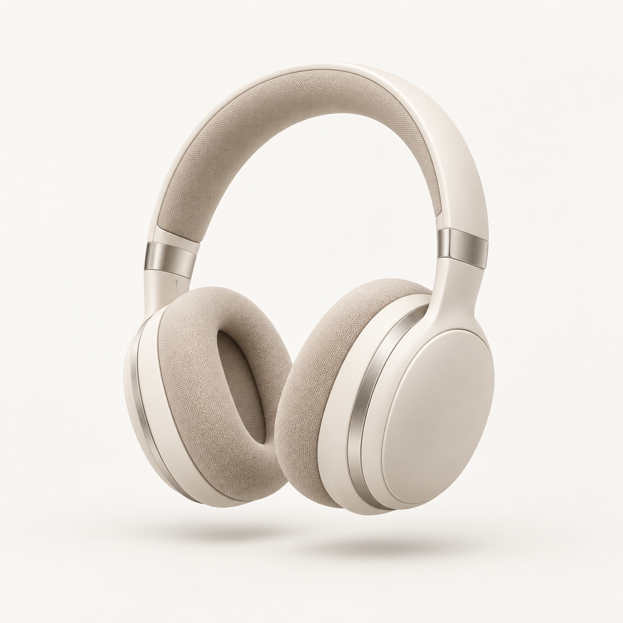 Ivory wireless over-ear headphones