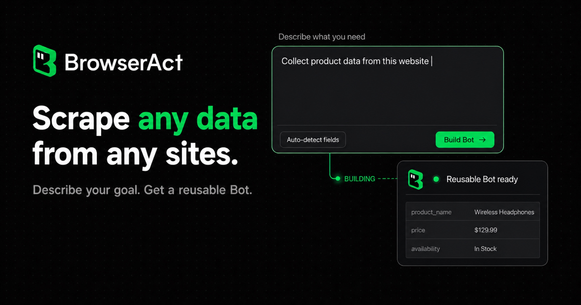 Build a Reusable Web Scraper from One Prompt (Website)